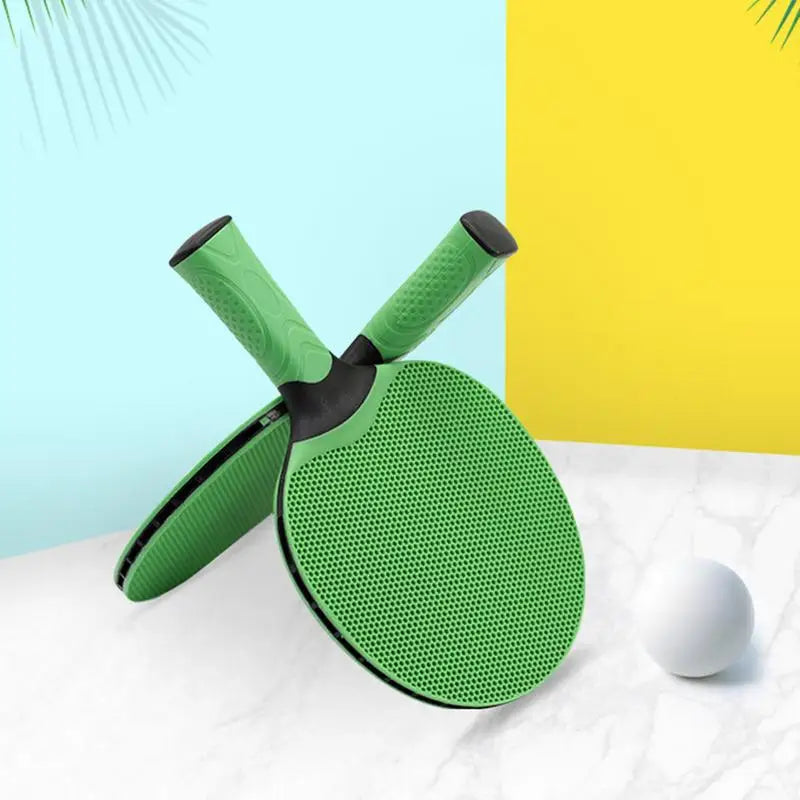 Table Tennis Paddles Outdoor Pingpong Paddles Rubber Professional Racquet Sport Equipment For Beginners Players Indoor Outdoor