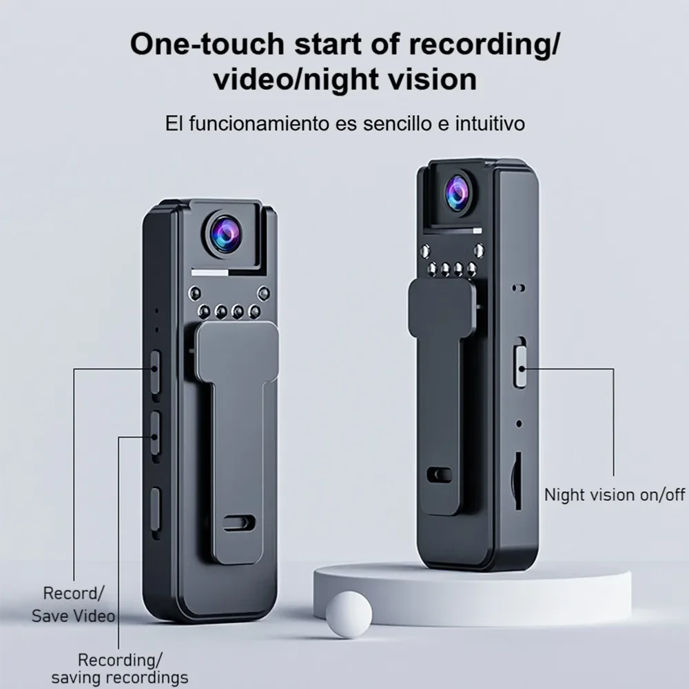 A8 HD 1080P Mini Camera Portable Small Digital Video IP Camera Recorder Police Cam Infrared Night Vision  Miniature Camcorder