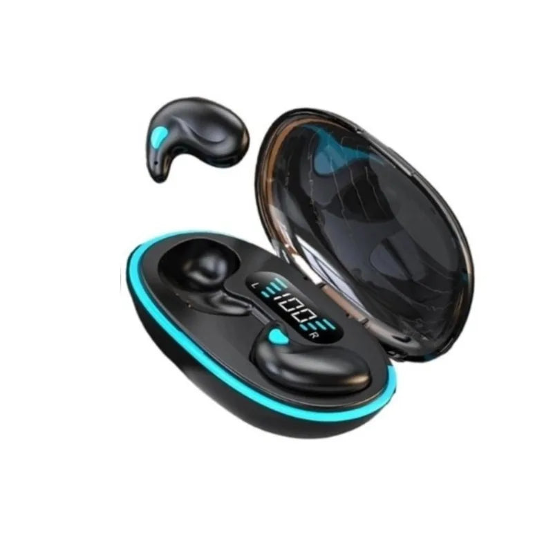 X55 Black Color Mini Earbuds Wireless Earphone For Sports Gaming And Sleep Bluetooth In-Ear Headphones With HIFI Stereo Sound He