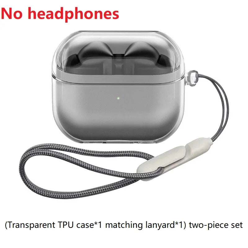 Clear Soft Silicone Transparent Earphone Case Cover for Samsung Galaxy Buds 3 Pro Headphone for Samsung Galaxy Buds 3Pro EJBHT01